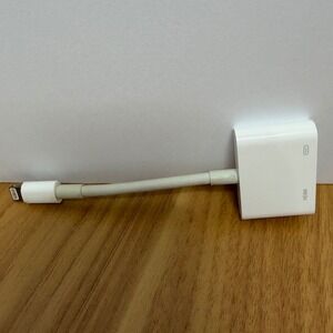 Apple Lightning Digital AV Adapter HDMI iPhone iPad Connector White A1438‎